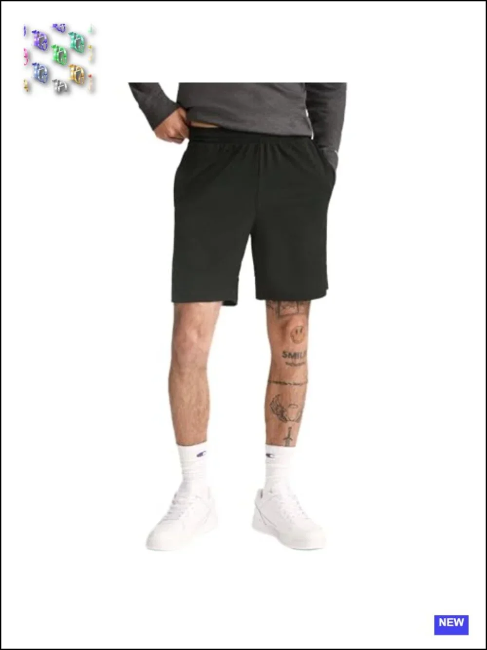 Men's Active Shorts 7 Inch Inseam Moisture-Wicking with Pockets